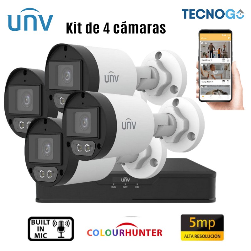 Combo de 4 cámaras 5MP Combo de 4 cámaras 5MP